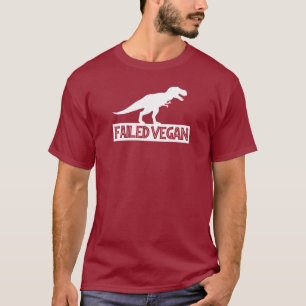 Tレックス失敗ビーガン Tシャツ