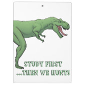 Tレックス学校の用品 クリップボード (裏面)