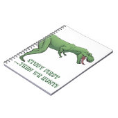 Tレックス学校の用品 ノートブック (左側)