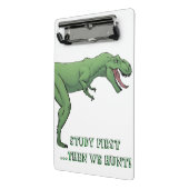 Tレックス学校の用品 ミニクリップボード (アングル2)