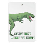 Tレックス学校の用品 ミニクリップボード (裏面)