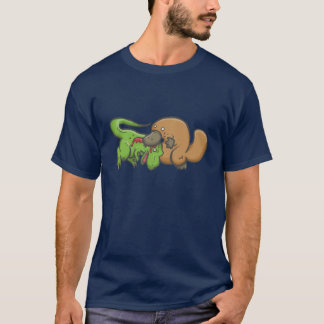 Tレックス対Platypus Tシャツ