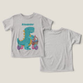 Tレックス復活祭バスケット卵 (デザイン正面&裏面)