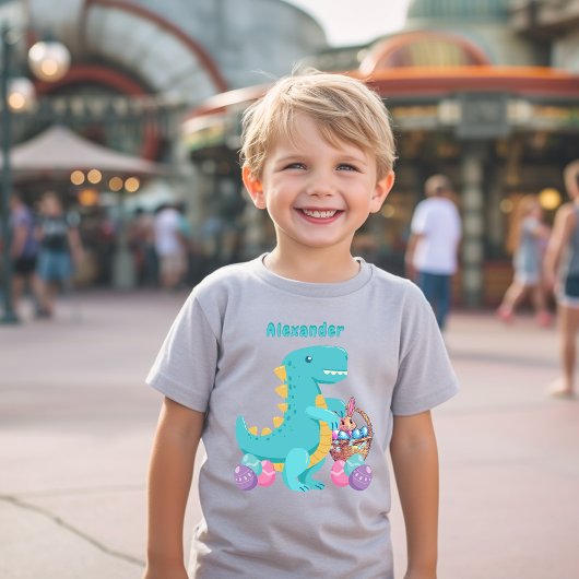 Tレックス復活祭バスケット卵