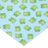 Tレックス恐竜の誕生日パーティーブルー テーブルクロス (アングル)