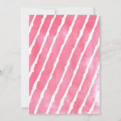 Tレックス恐竜ガールバースデーパーティ招待状 招待状 (裏面)