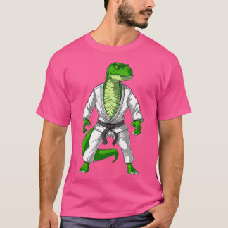 Tレックス恐竜ジウジチ柔道空手テコンドマール Tシャツ