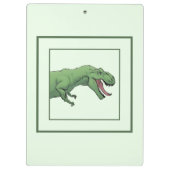Tレックス恐竜ティラノサウルス学校のクリップボード クリップボード (裏面)