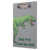 Tレックス恐竜ティラノサウルス学校のクリップボード クリップボード (左)