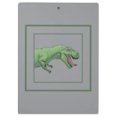 Tレックス恐竜ティラノサウルス学校のクリップボード クリップボード (裏面)