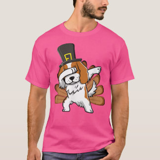 Tレックス恐竜トルコのバディ巡礼帽おもしろい子 Tシャツ
