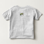 Tレックス恐竜ハヌカーユニセックスベビー服 トドラーTシャツ (裏面)