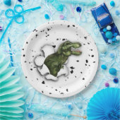 Tレックス恐竜バースデーパーティー紙プレート ペーパープレート (パーティー)