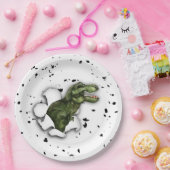 Tレックス恐竜バースデーパーティー紙プレート ペーパープレート (パーティー)