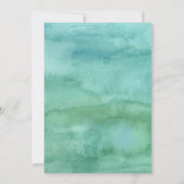 Tレックス恐竜ワンサウルスファースト誕生日 招待状 (裏面)