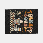 Tレックス恐竜及びモンスタートラック乳癌ブー フリースブランケット (正面(横))