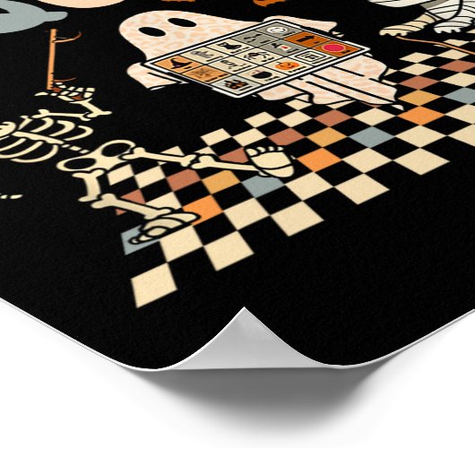 Tレックス恐竜及びモンスタートラック乳癌ブー ポスター (角)