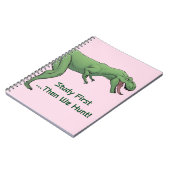 Tレックス恐竜学校スパイラルノート紙 ノートブック (左側)