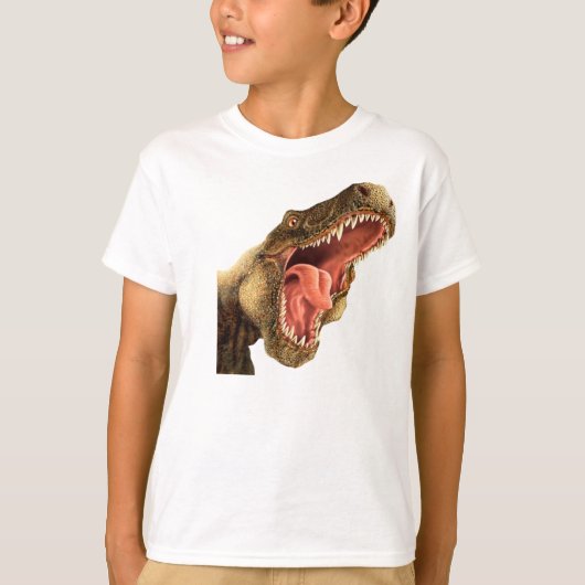 Tレックス恐竜少年のTシャツ Tシャツ (正面)