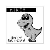 Tレックス恐竜誕生会 セルフインキングスタンプ (デザイン)