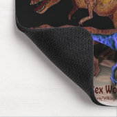 Tレックス恐竜黄月マウスパッド マウスパッド (コーナー)