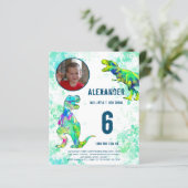 Tレックス恐竜6th誕生日パーティー写真バジェット (スタンド正面)