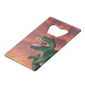 Tレックス恐竜 クレジットカード栓抜き (正面アングル)