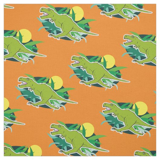 Tレックス恐竜 ファブリック (見本)