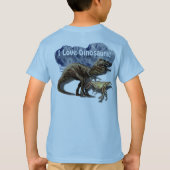 Tレックス恐竜T型レックスシャツ Tシャツ (裏面)