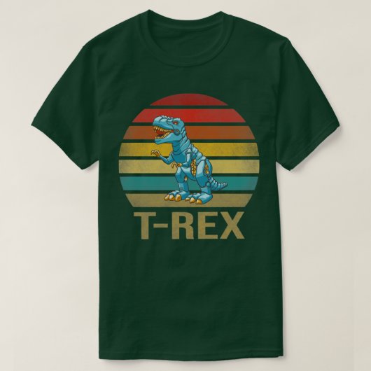 Tレックス恐竜TRexロボットDino RoboRex3 Tシャツ (デザイン正面)