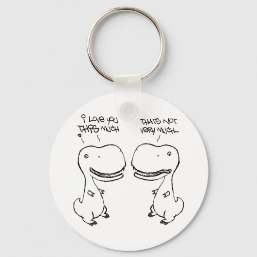 Tレックス愛 キーホルダー (正面)