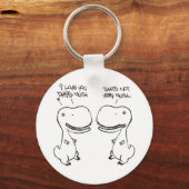 Tレックス愛 キーホルダー (正面)