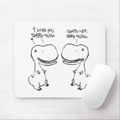 Tレックス愛 マウスパッド (マウス)