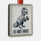 Tレックス懸命 メタルオーナメント (右)