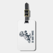 Tレックス懸命 ラゲッジタグ (正面縦)