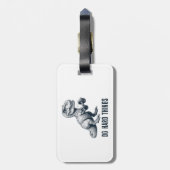 Tレックス懸命 ラゲッジタグ (裏面縦)