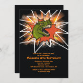 Tレックス招待状 招待状 (正面/裏面)