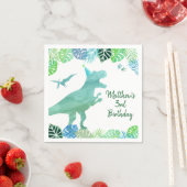 Tレックス緑化誕生日 スタンダードカクテルナプキン (インサイチュ)