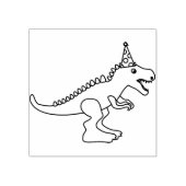 Tレックス誕生会のお願い ラバースタンプ (インプリント)