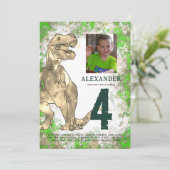 Tレックス誕生会 招待状 (スタンド正面)