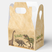 Tレックス誕生日パーティー フェイバーボックス (オープン)