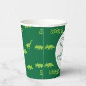 Tレックス誕生日 紙コップ (右)