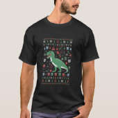Tレックス醜いクリスマス Tシャツ (正面)