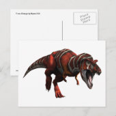 Tレックス電荷 ポストカード (正面/裏面)