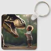 Tレックス顔の恐怖 キーホルダー (裏面)