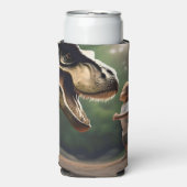 Tレックス顔の恐怖 スリム缶クーラー (Seltzer正面)