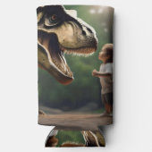 Tレックス顔の恐怖 スリム缶クーラー (裏面)