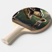 Tレックス顔の恐怖 卓球ラケット (正面アングル)