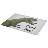 Tレックス食べ物を与えよ！恐竜ティラノサウルスのテーブル カッティングボード (角)