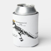 Tレックス骨格恐竜の王 缶クーラー (缶正面)